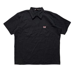Ben Davis 1/4 Zip Pullover Shirt Men's XL Black